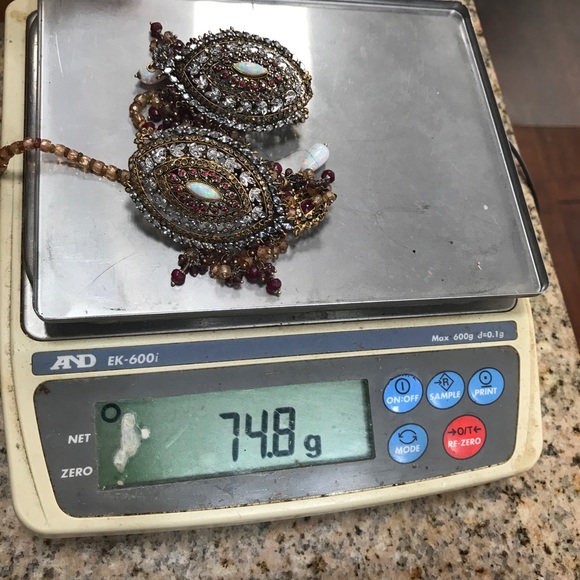 Jewelry - Indian Pakistani style chandelier earring 74.8 gms